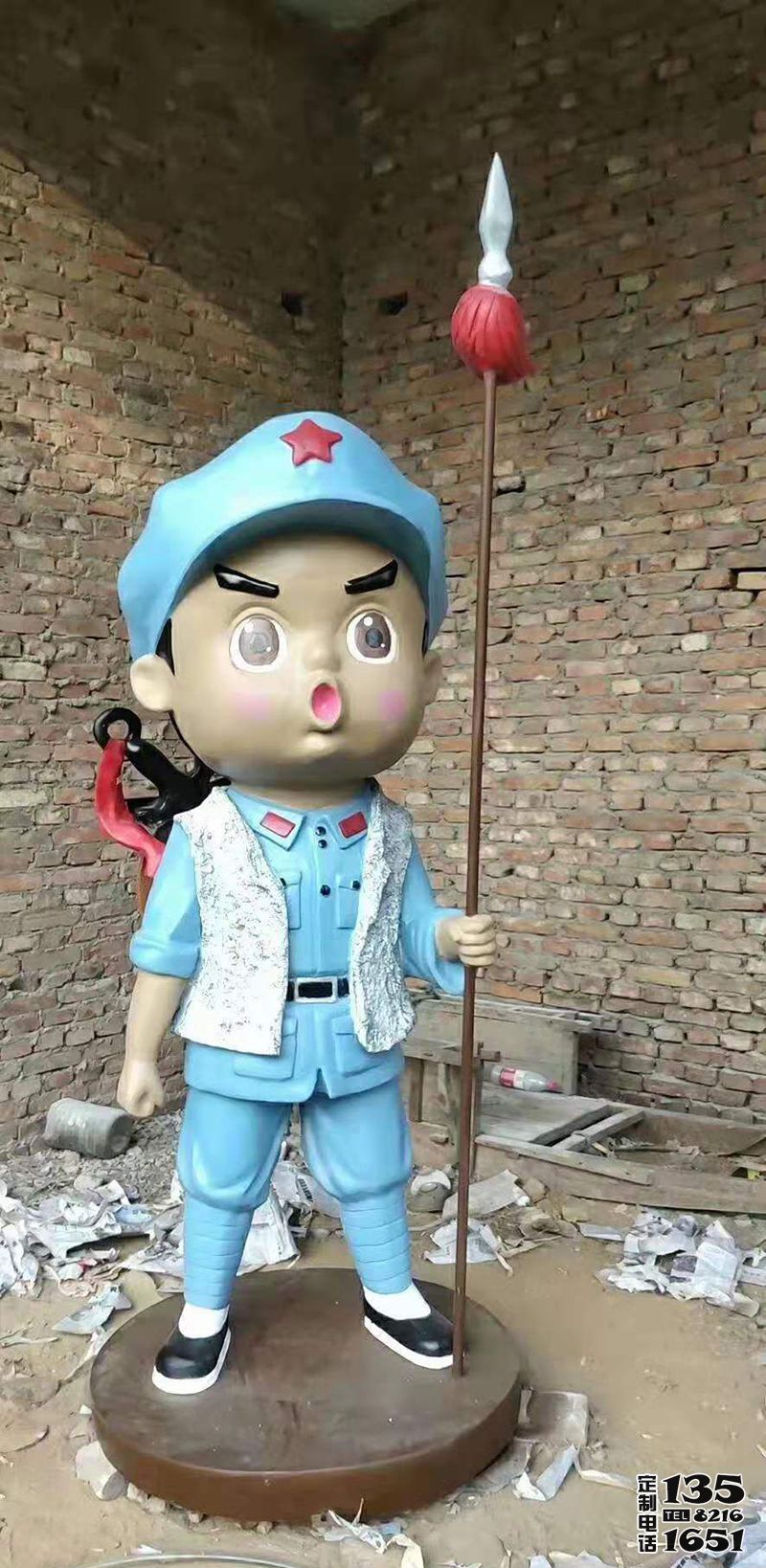 玻璃鋼彩繪廣場景區(qū)人物雕塑戶外擺件裝飾品小紅軍雕塑 玻璃鋼彩繪廣場景區(qū)人物雕塑戶外擺件裝飾品小紅軍雕塑